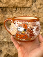 PRE-ORDER Pumpkin Snoopy Mug And Plate Set (SHIPS IN APPROX. 6-12 WEEKS)