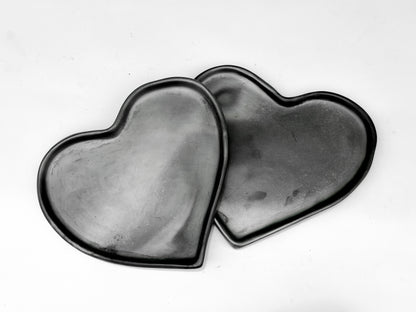 Black Clay Multipurpose Heart Tray