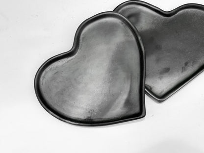 Black Clay Multipurpose Heart Tray