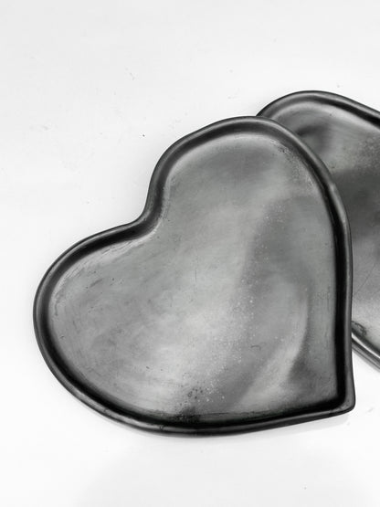 Black Clay Multipurpose Heart Tray