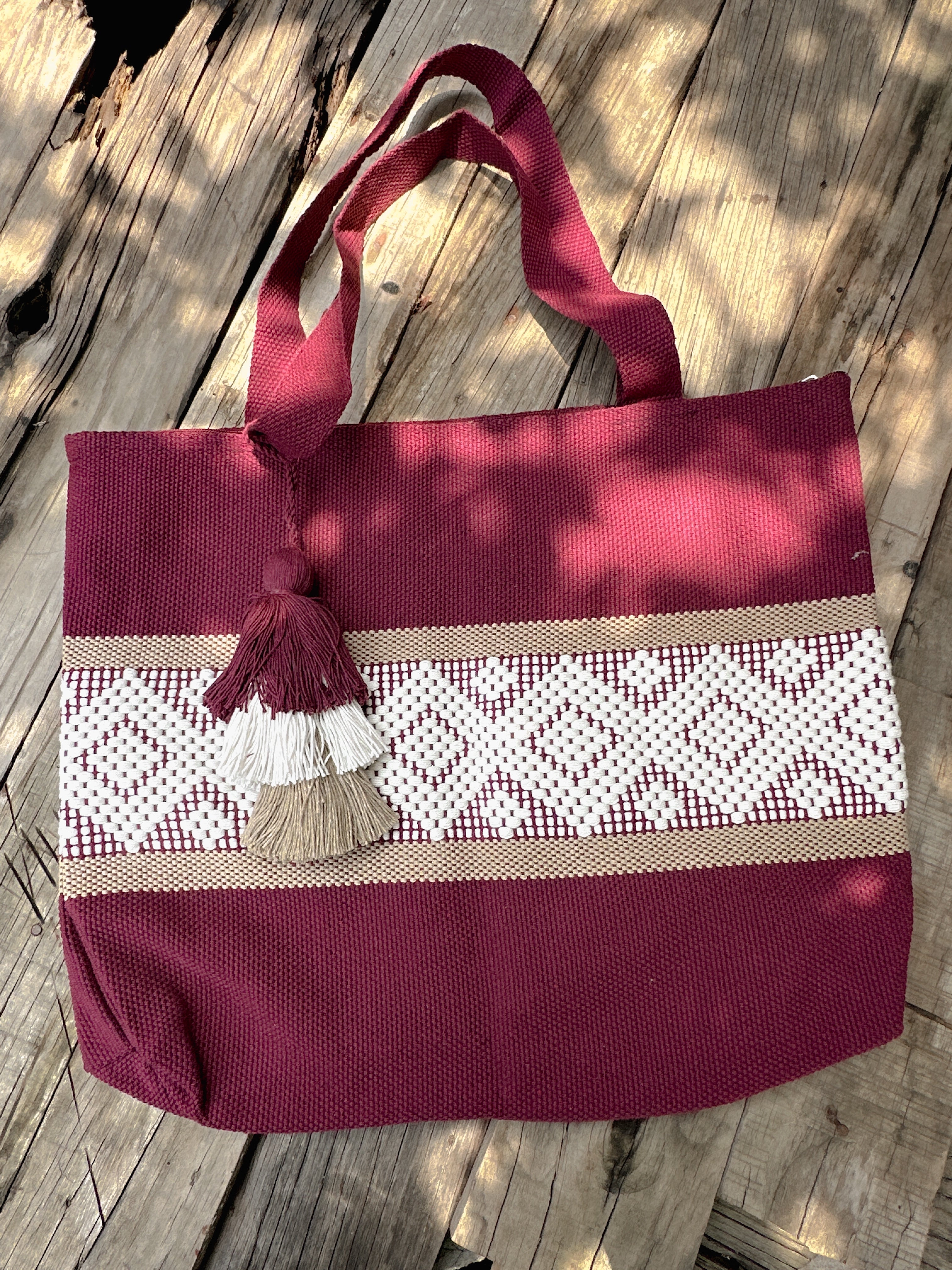 Handwoven Jalieza Tote Bag