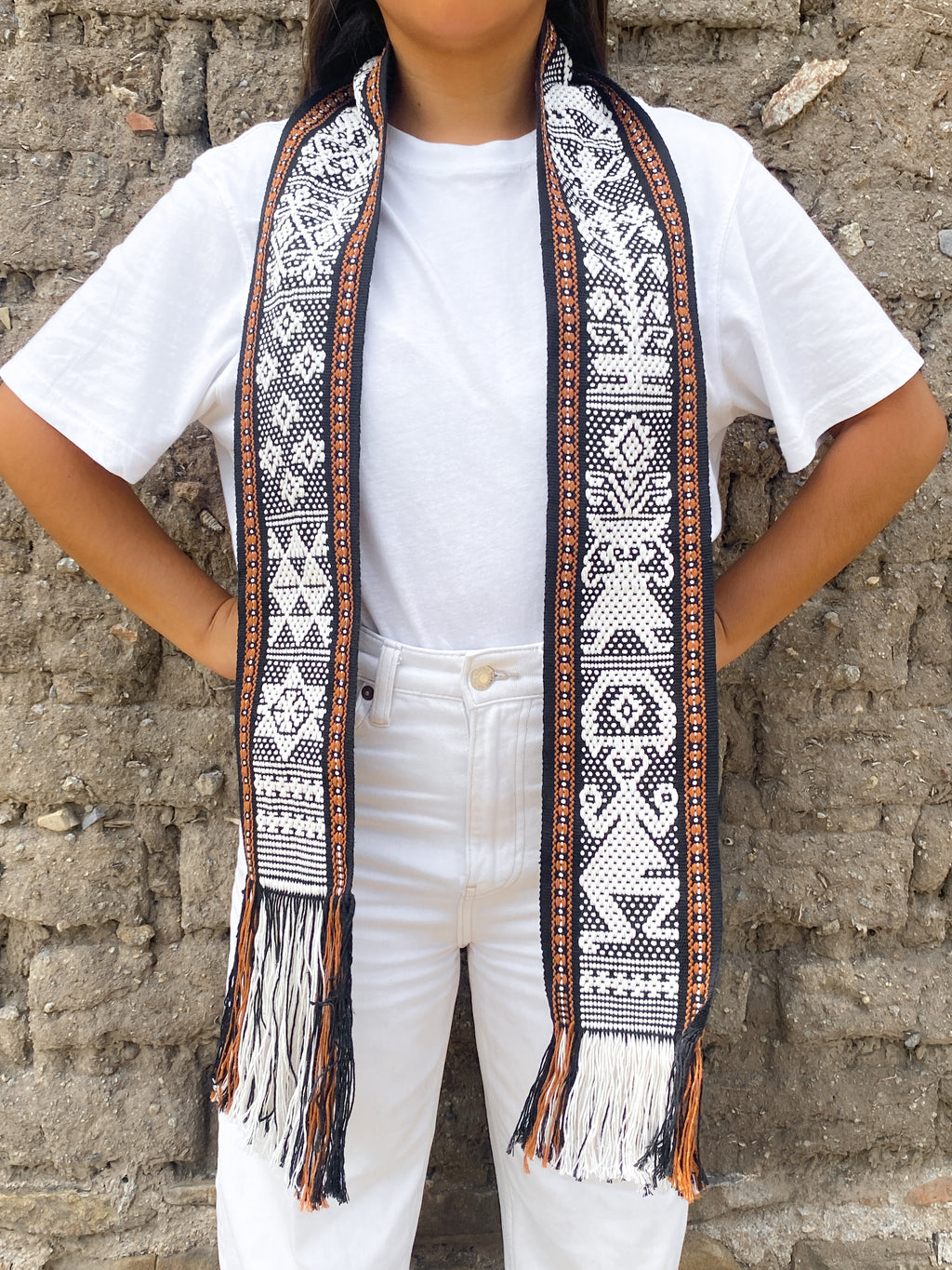 Cinturón Tradicional Mexicano Tejido a Mano