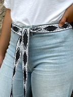 Cinturón Tradicional Mexicano Tejido a Mano