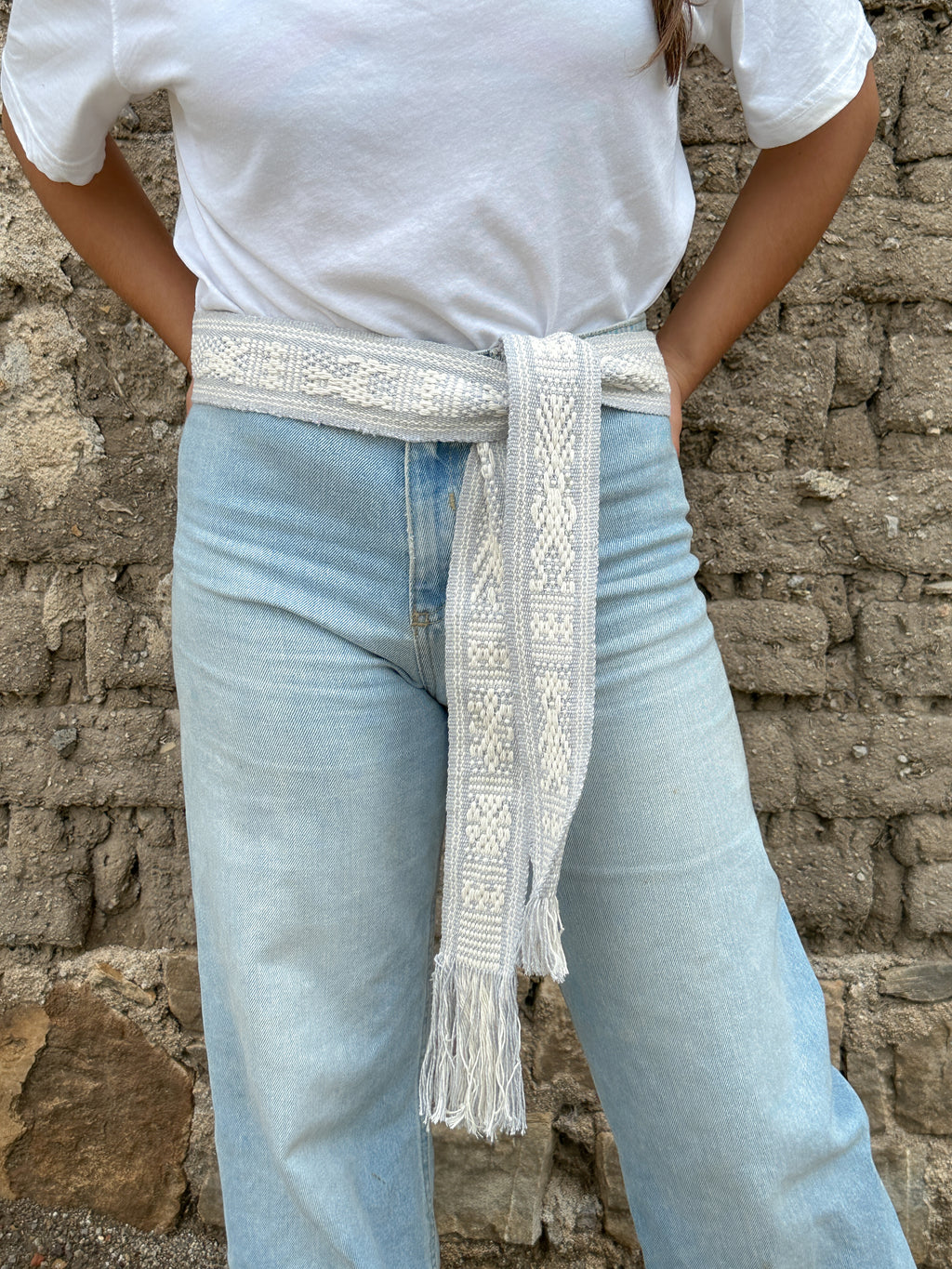 Cinturón Tradicional Mexicano Tejido a Mano