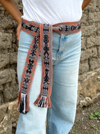 Cinturón Tradicional Mexicano Tejido a Mano