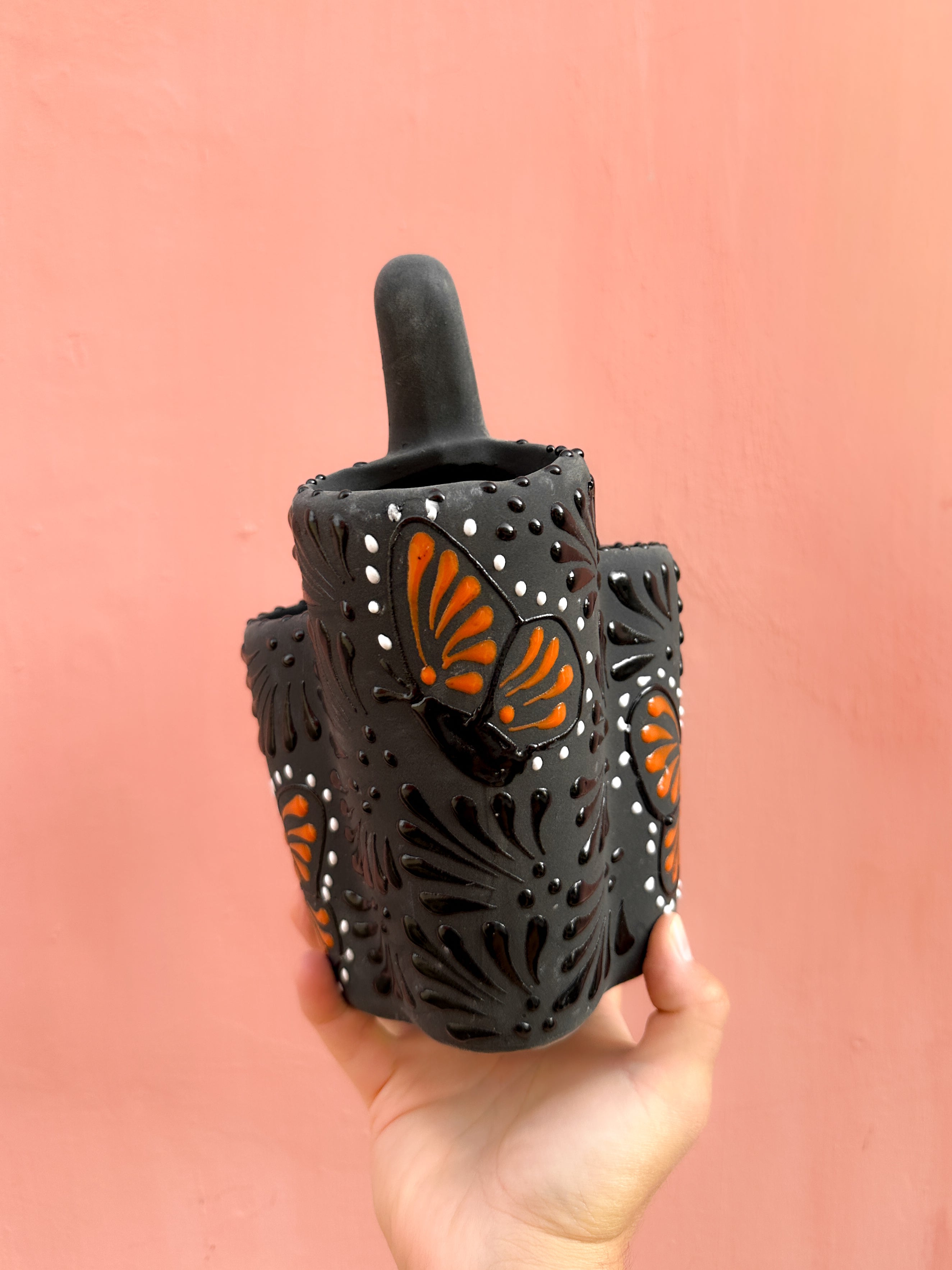 PRE-ORDER Black Butterfly Monarch Utensil Holder (SHIPS IN APPROX. 6-12 WEEKS)