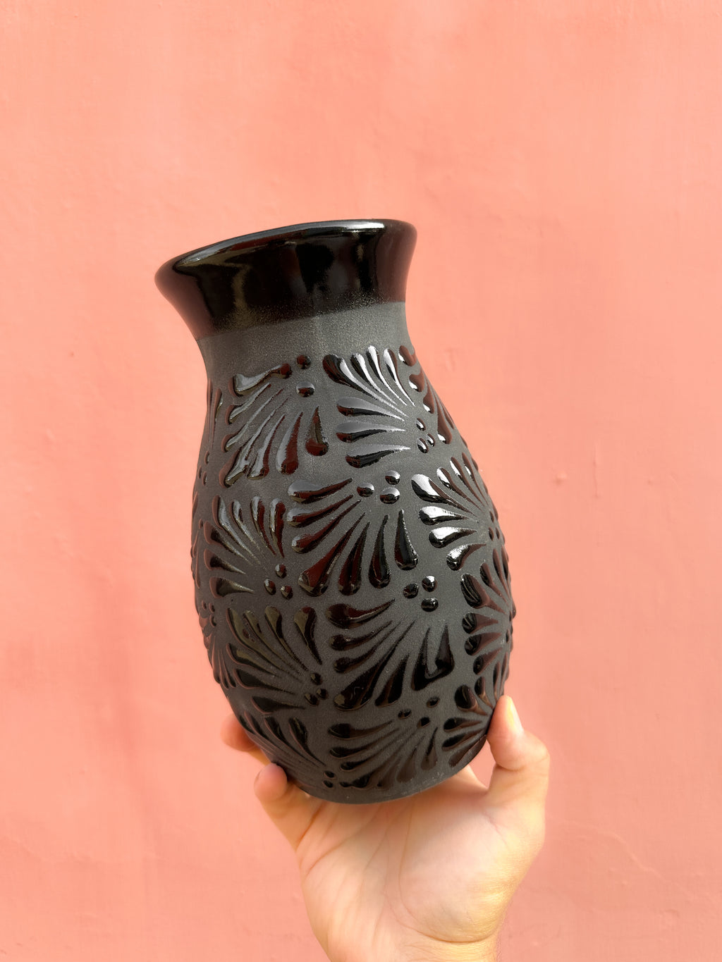 PRE-ORDER Black Butterfly Monarch Flower Vase (SHIPS IN APPROX. 6-12 WEEKS)