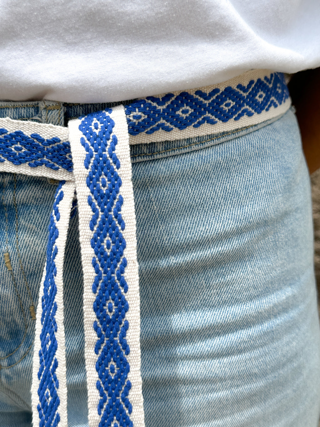 Cinturón Tradicional Mexicano Tejido a Mano