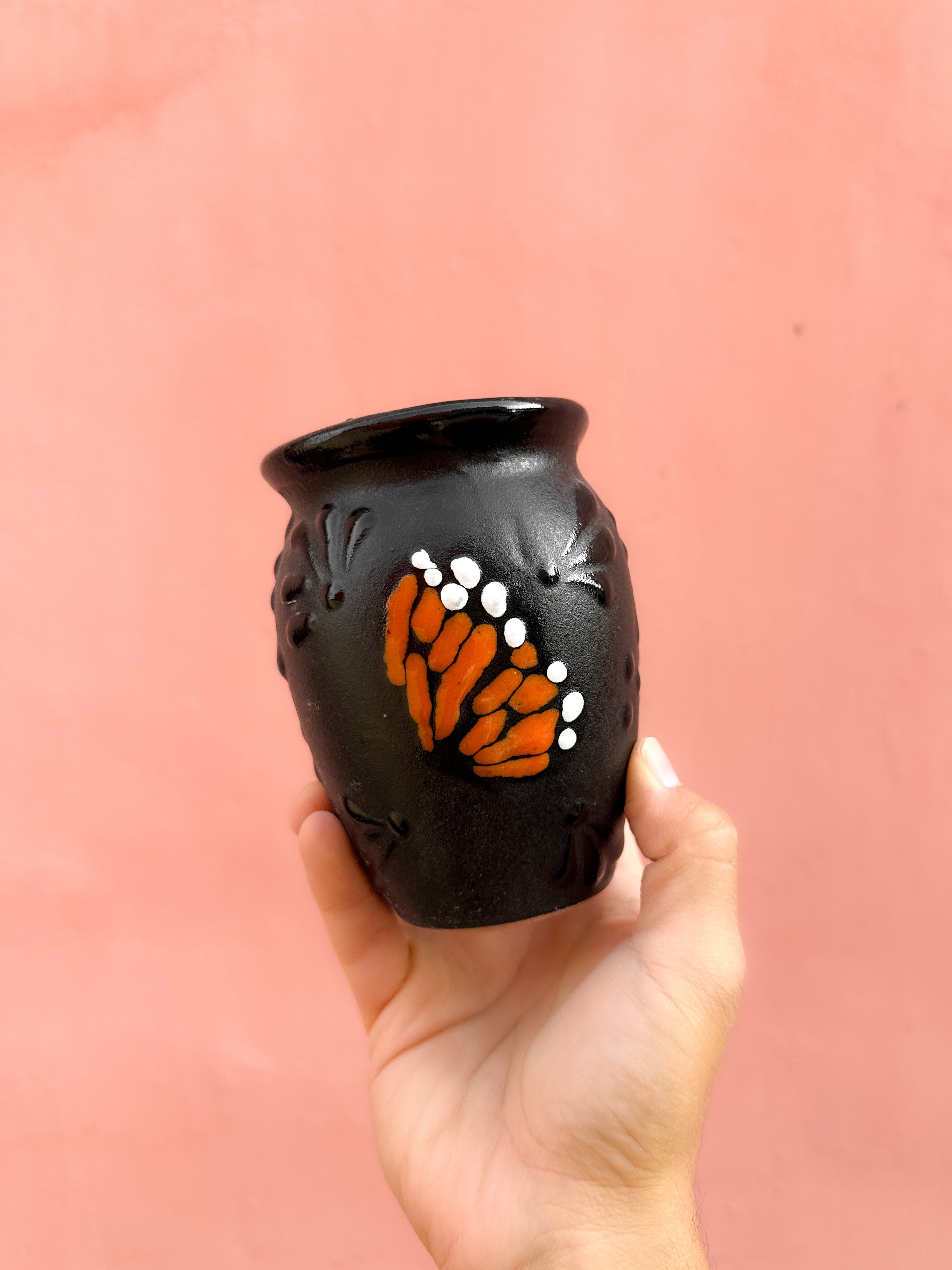 PRE-ORDER Black Butterfly Monarch Cantarito (SHIPS IN APPROX. 6-12 WEEKS)