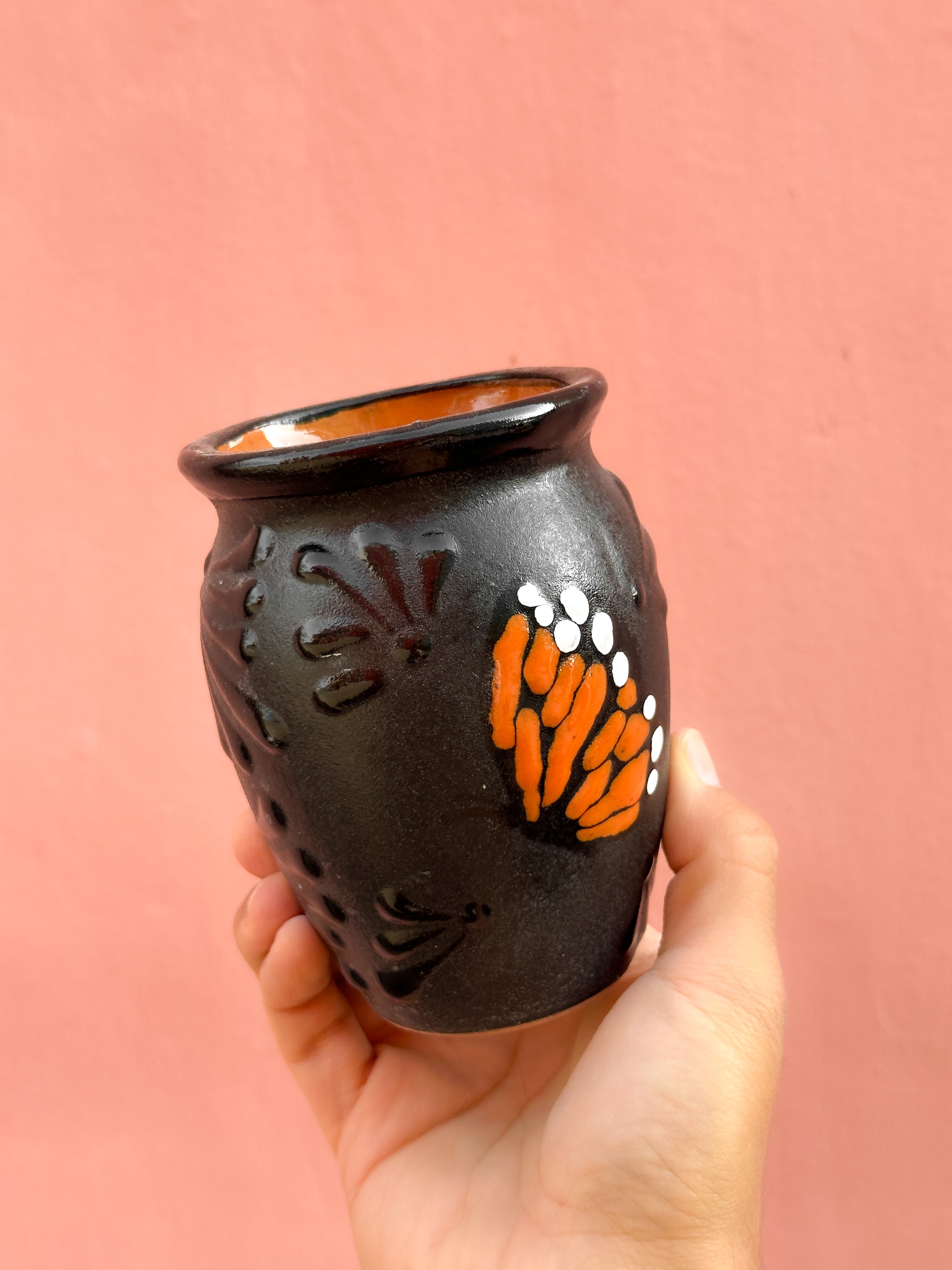 PRE-ORDER Black Butterfly Monarch Cantarito (SHIPS IN APPROX. 6-12 WEEKS)