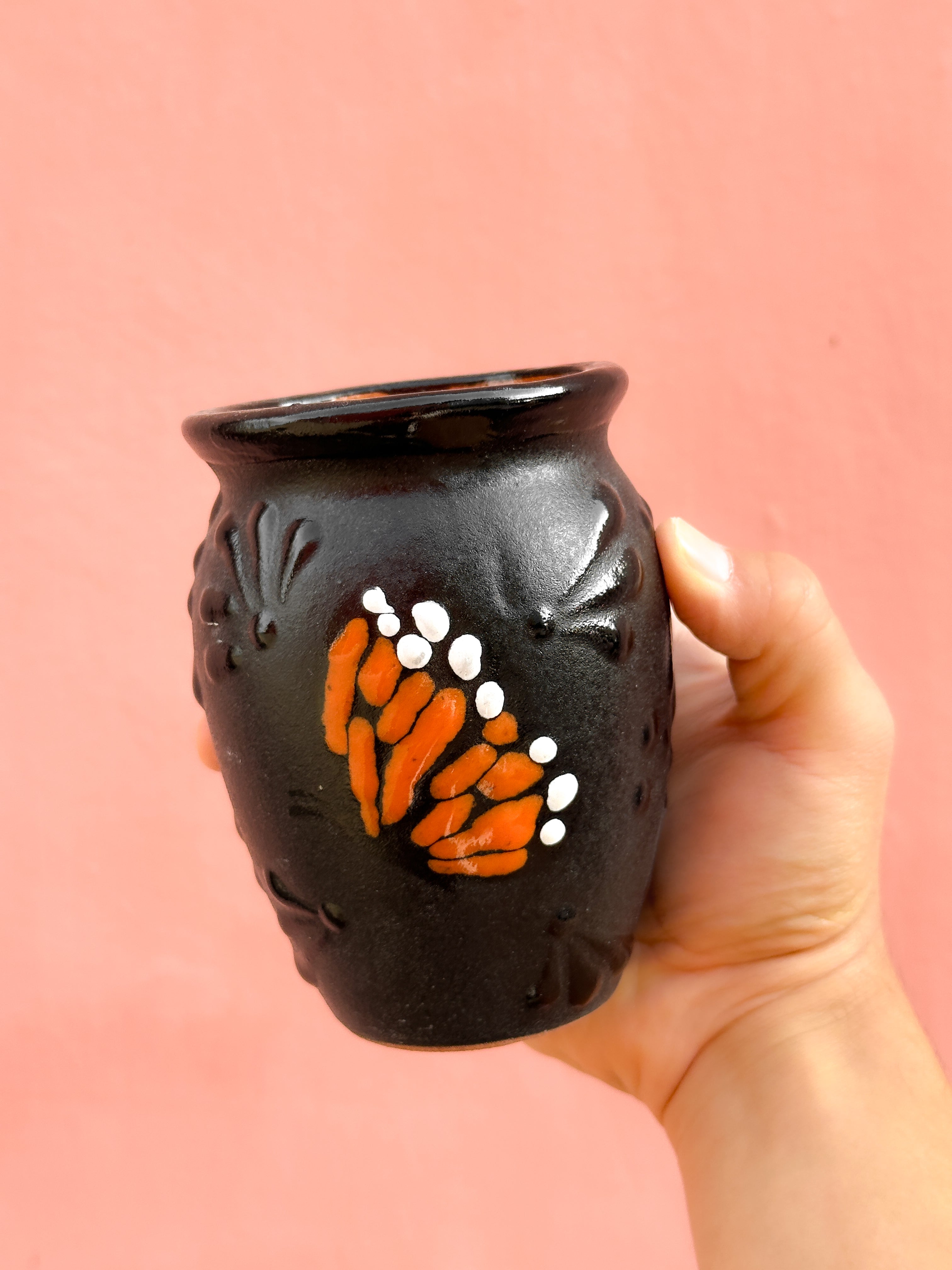 PRE-ORDER Black Butterfly Monarch Cantarito (SHIPS IN APPROX. 6-12 WEEKS)