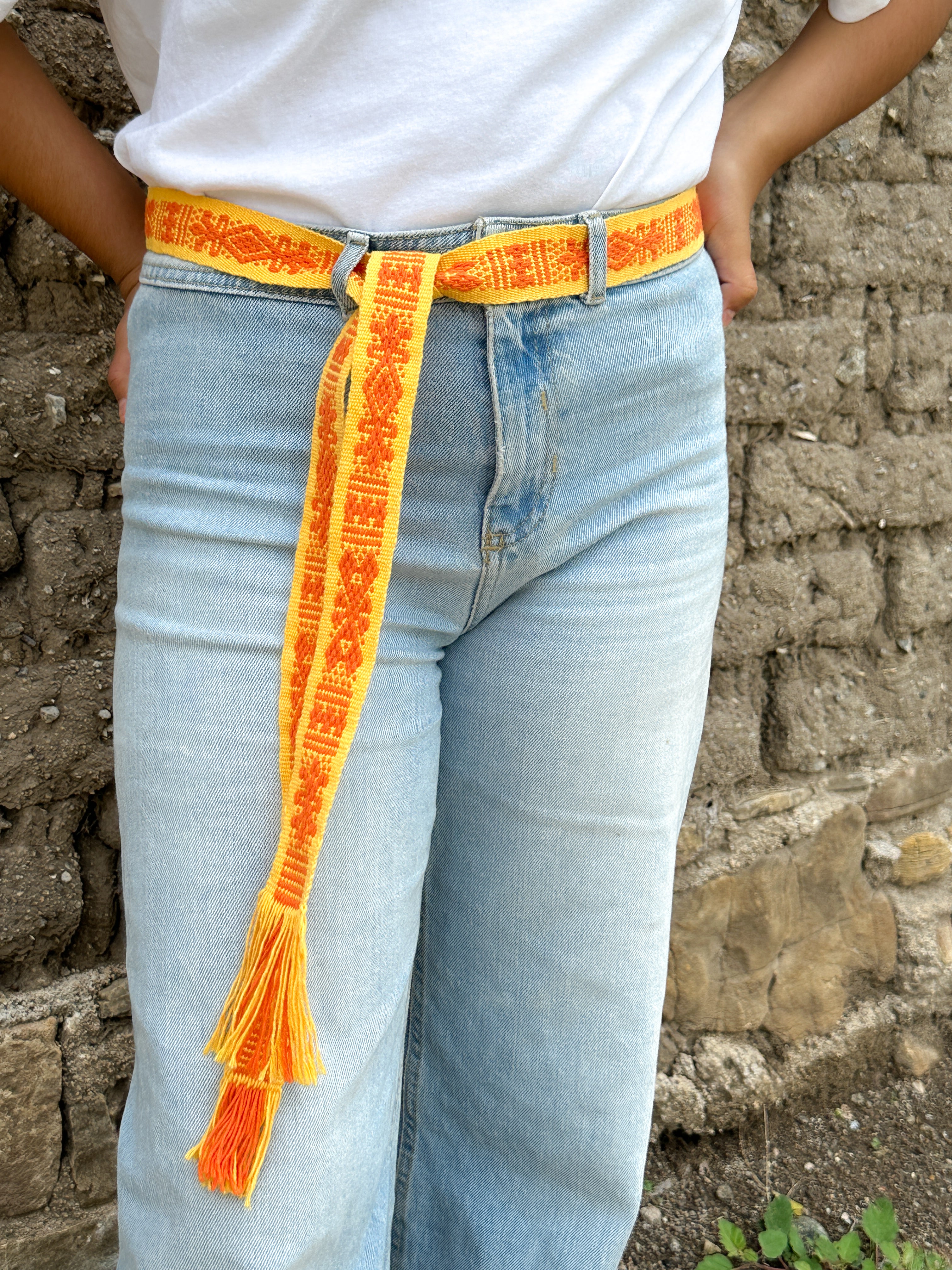 Mexican Tradicional Handwoven Belt