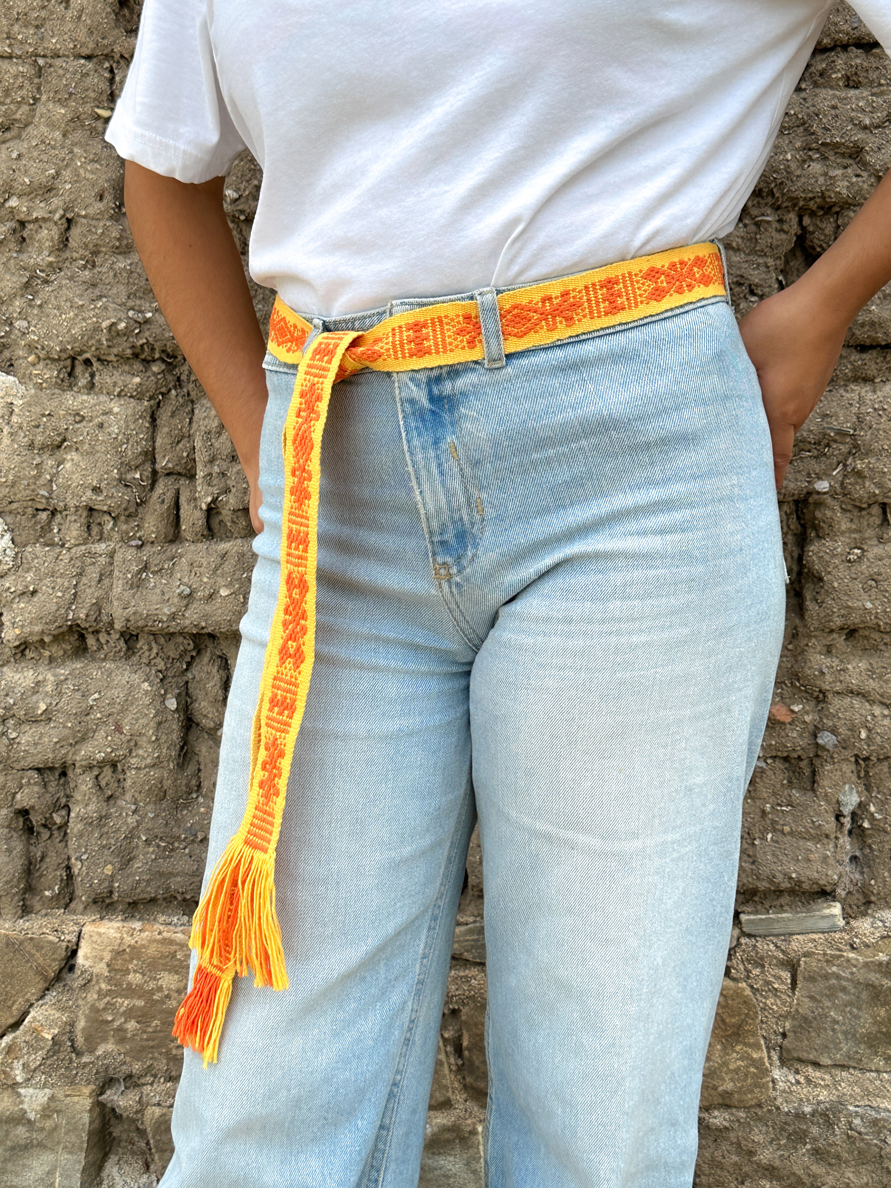 Mexican Tradicional Handwoven Belt