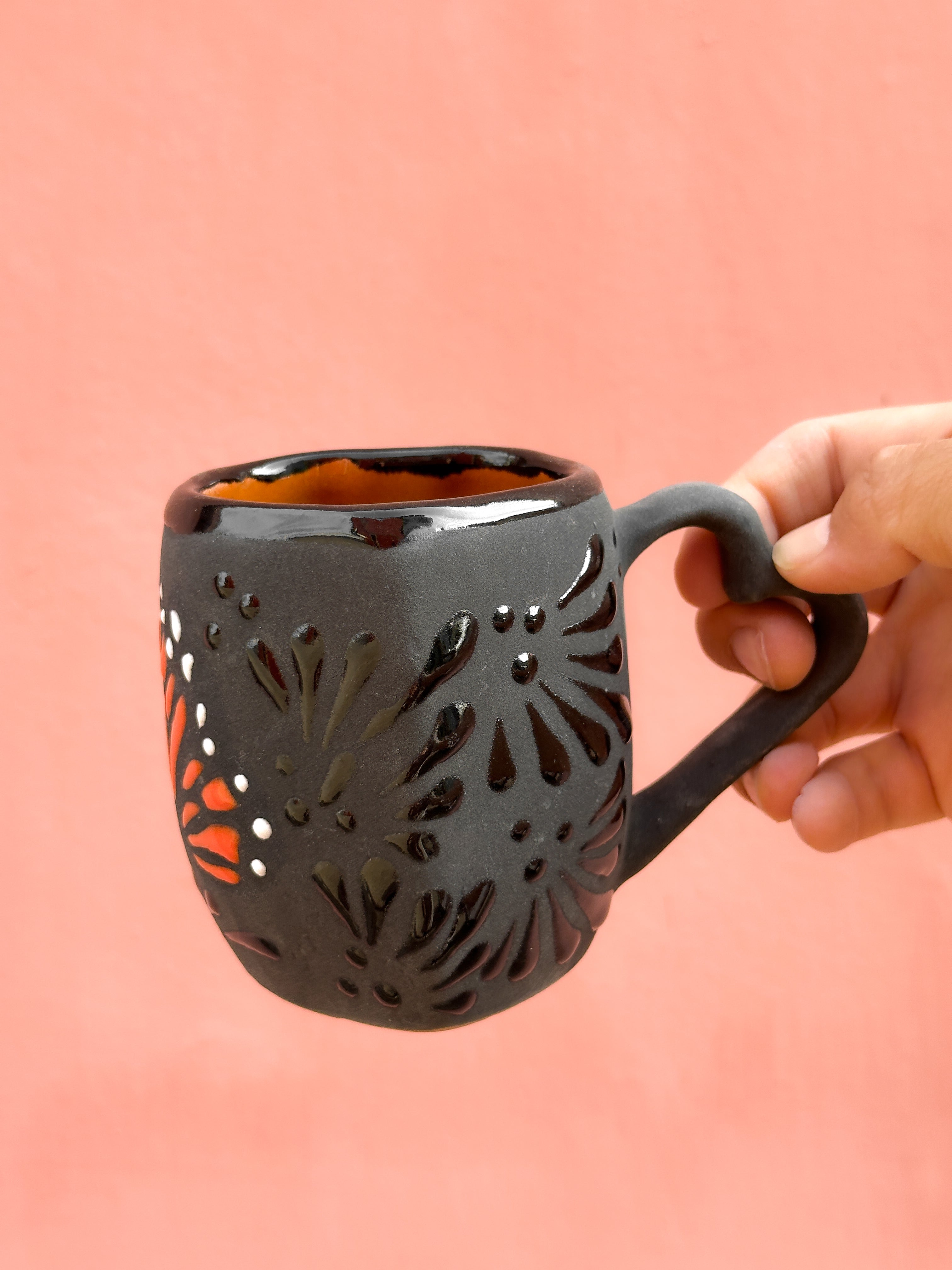 PRE-ORDER Black Butterfly Monarch Heart Mug (SHIPS IN APPROX. 6-12 WEEKS)
