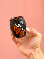 PRE-ORDER Black Butterfly Monarch Shot Glass (SHIPS IN APPROX. 6-12 WEEKS)