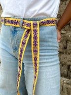 Cinturón Tradicional Mexicano Tejido a Mano