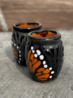 PRE-ORDER Black Butterfly Monarch Shot Glass (SHIPS IN APPROX. 6-12 WEEKS)