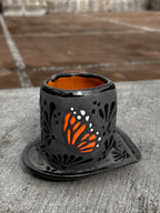 PRE-ORDER Black Butterfly Monarch Heart Plate and Mug (SHIPS IN APPROX. 6-12 WEEKS)