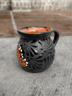 PRE-ORDER Black Butterfly Monarch Jarrito Mug (SHIPS IN APPROX. 6-12 WEEKS)