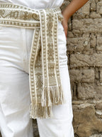 Cinturón Tradicional Mexicano Tejido a Mano