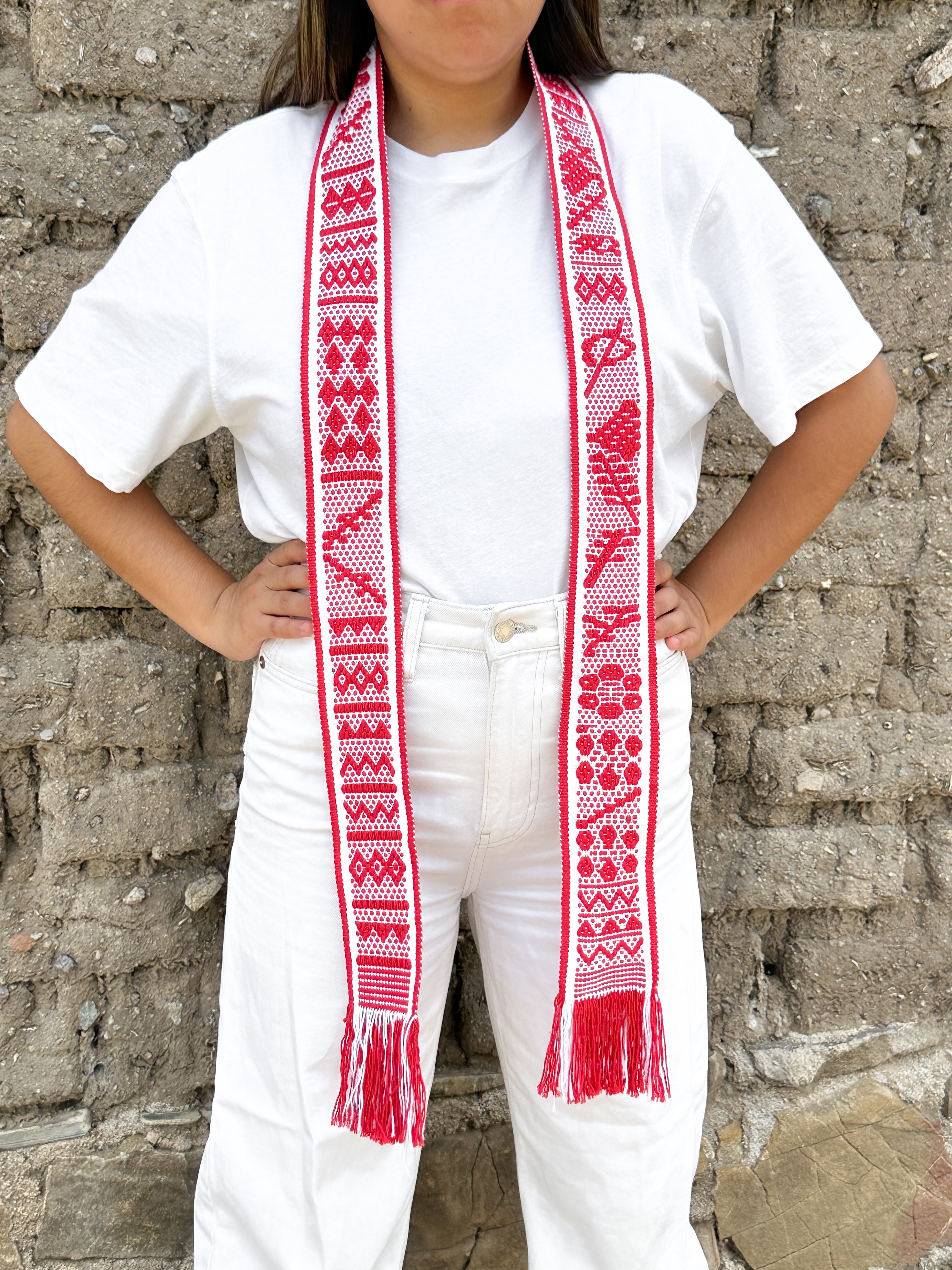 Mexican Tradicional Handwoven Belt