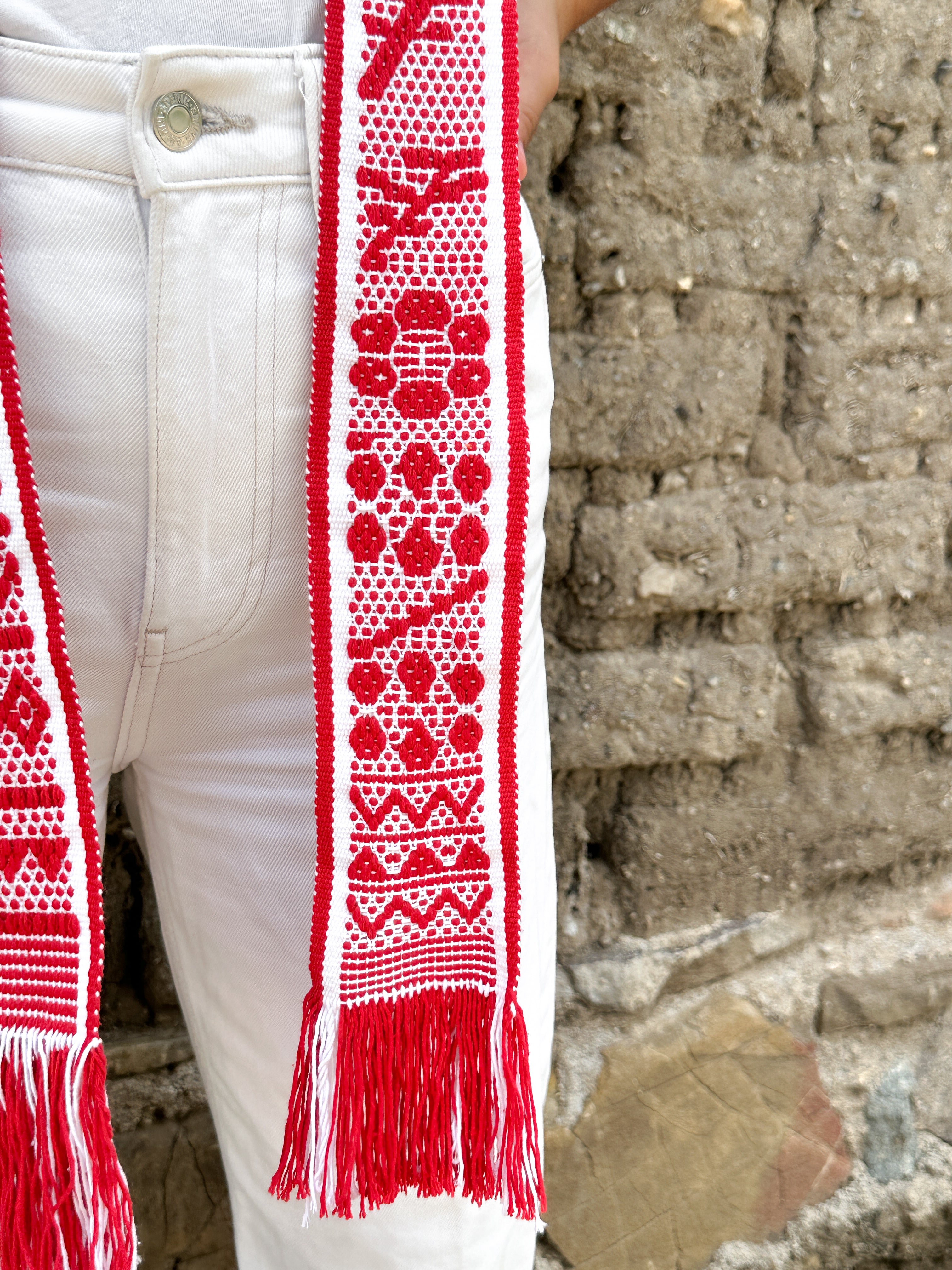 Mexican Tradicional Handwoven Belt