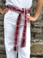 Cinturón Tradicional Mexicano Tejido a Mano