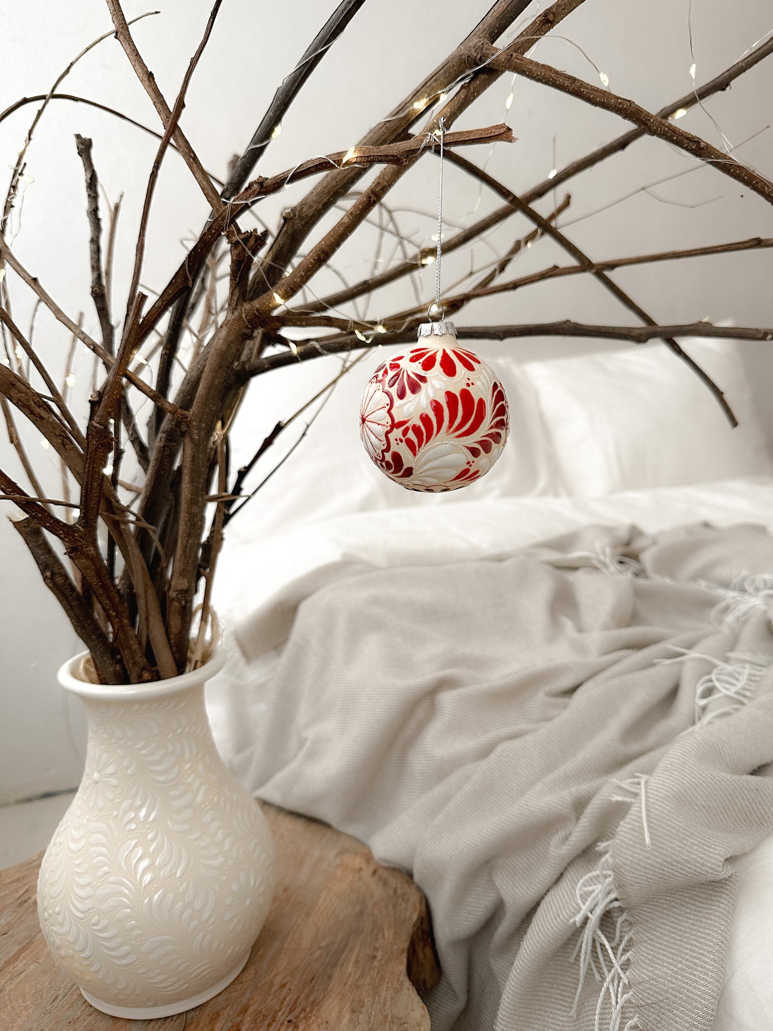 "Roja Navidad" Christmas Ornament