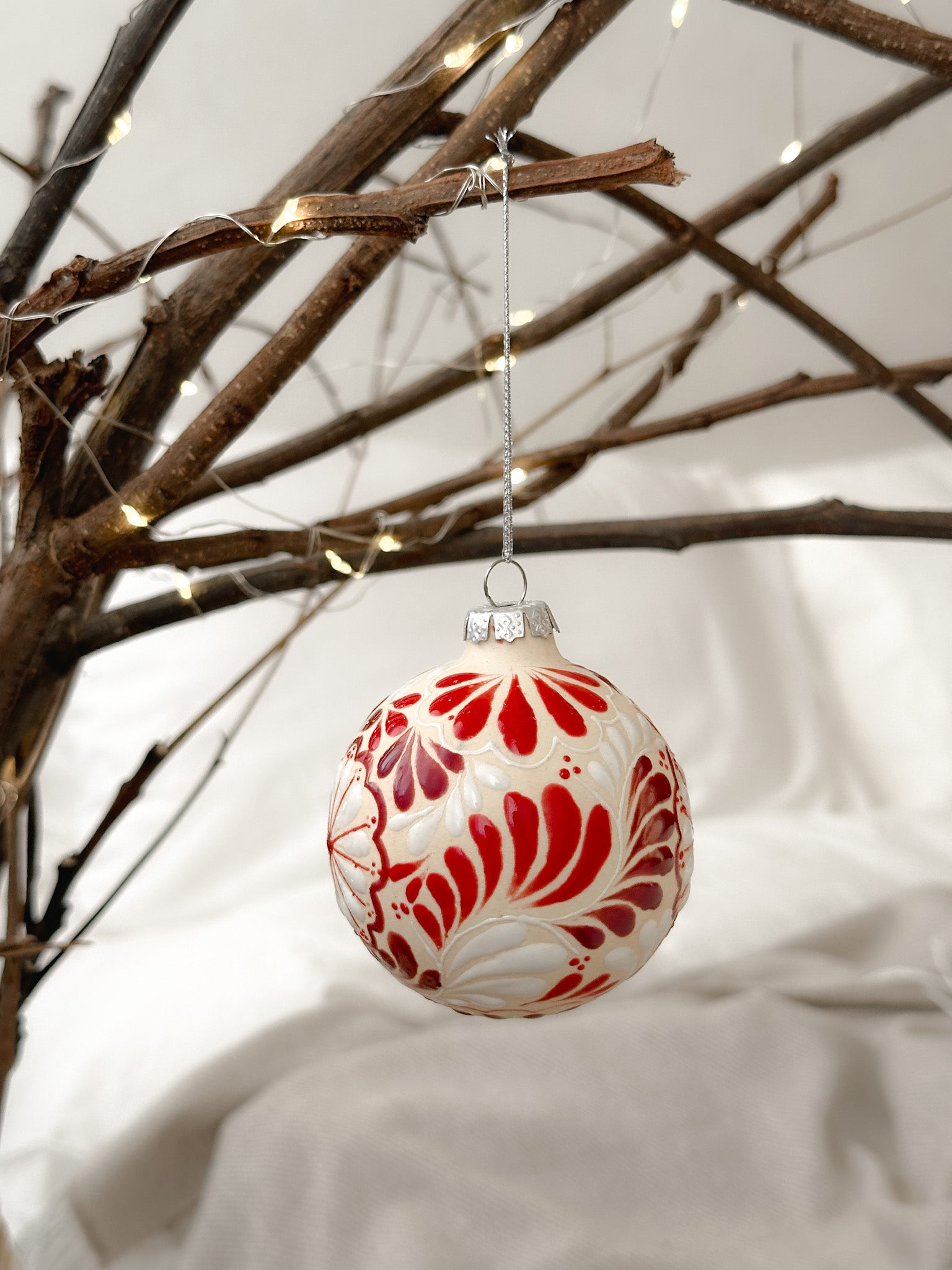 "Roja Navidad" Christmas Ornament