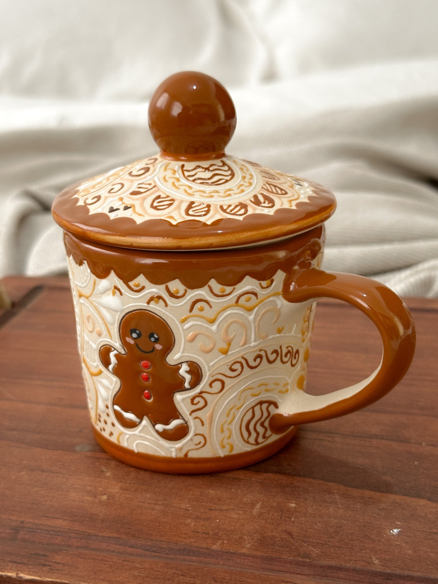 Christmas Ginger Plate and Mug Set