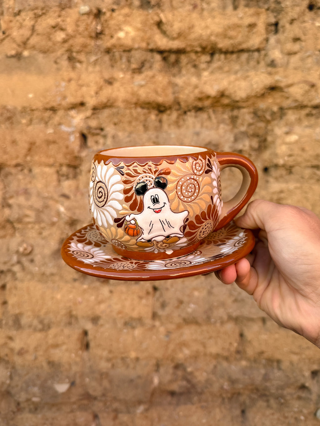 PRE-ORDER Mouse Ghost Mug And Plate Set (SHIPS IN APPROX. 6-12 WEEKS)