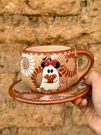 PRE-ORDER Minnie Ghost Mug And Plate Set (SHIPS IN APPROX. 6-12 WEEKS)