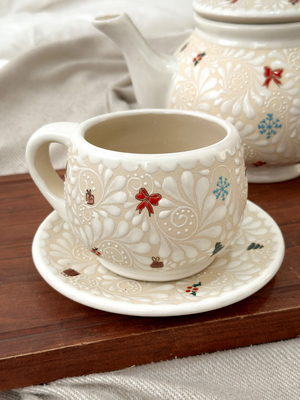 Christmas Plate and Mug Set