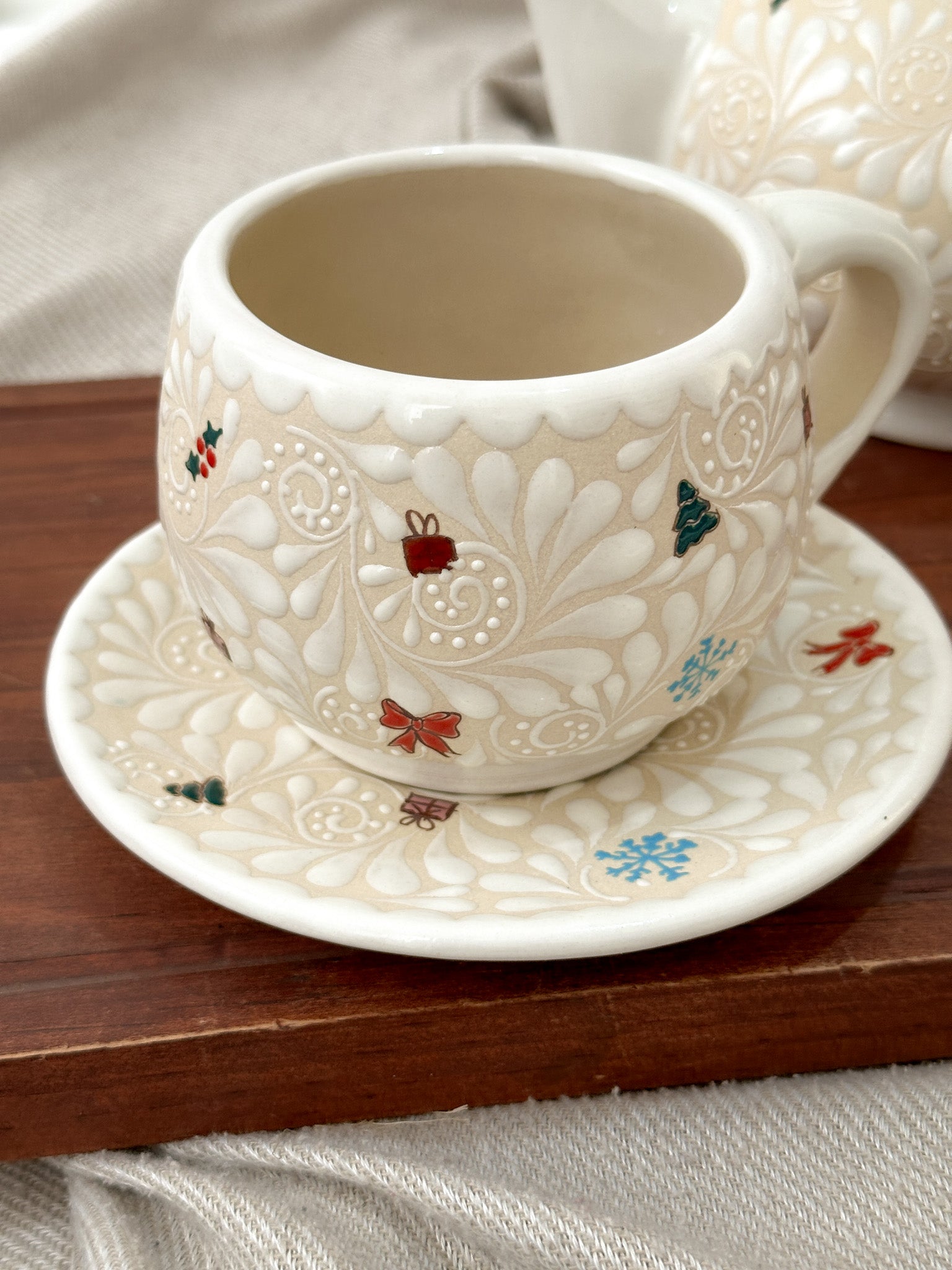 Christmas Plate and Mug Set