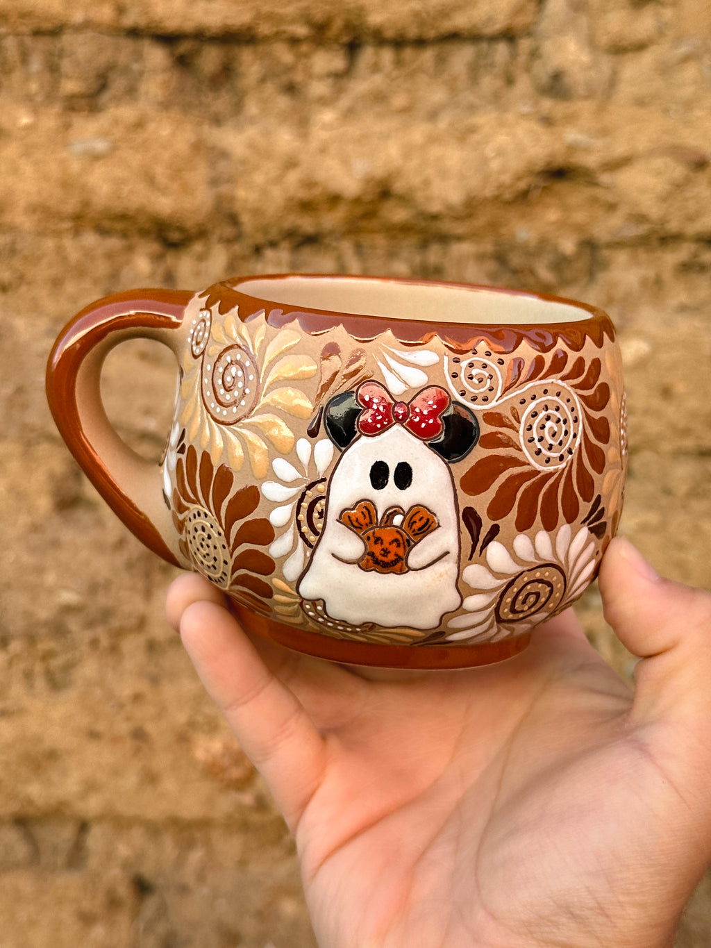 PRE-ORDER Minnie Ghost Mug And Plate Set (SHIPS IN APPROX. 6-12 WEEKS)