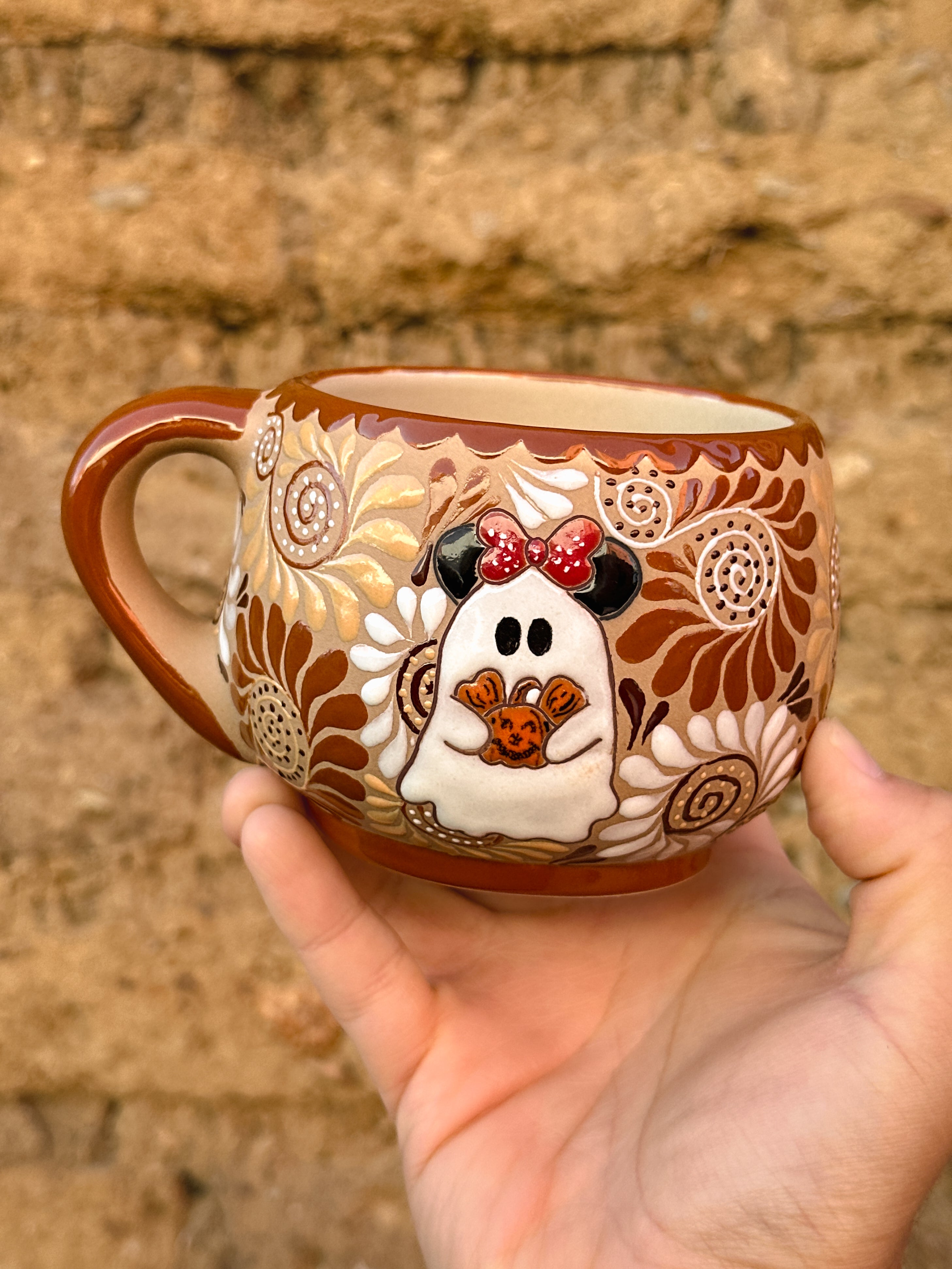 PRE-ORDER Minnie Ghost Mug And Plate Set (SHIPS IN APPROX. 6-12 WEEKS)
