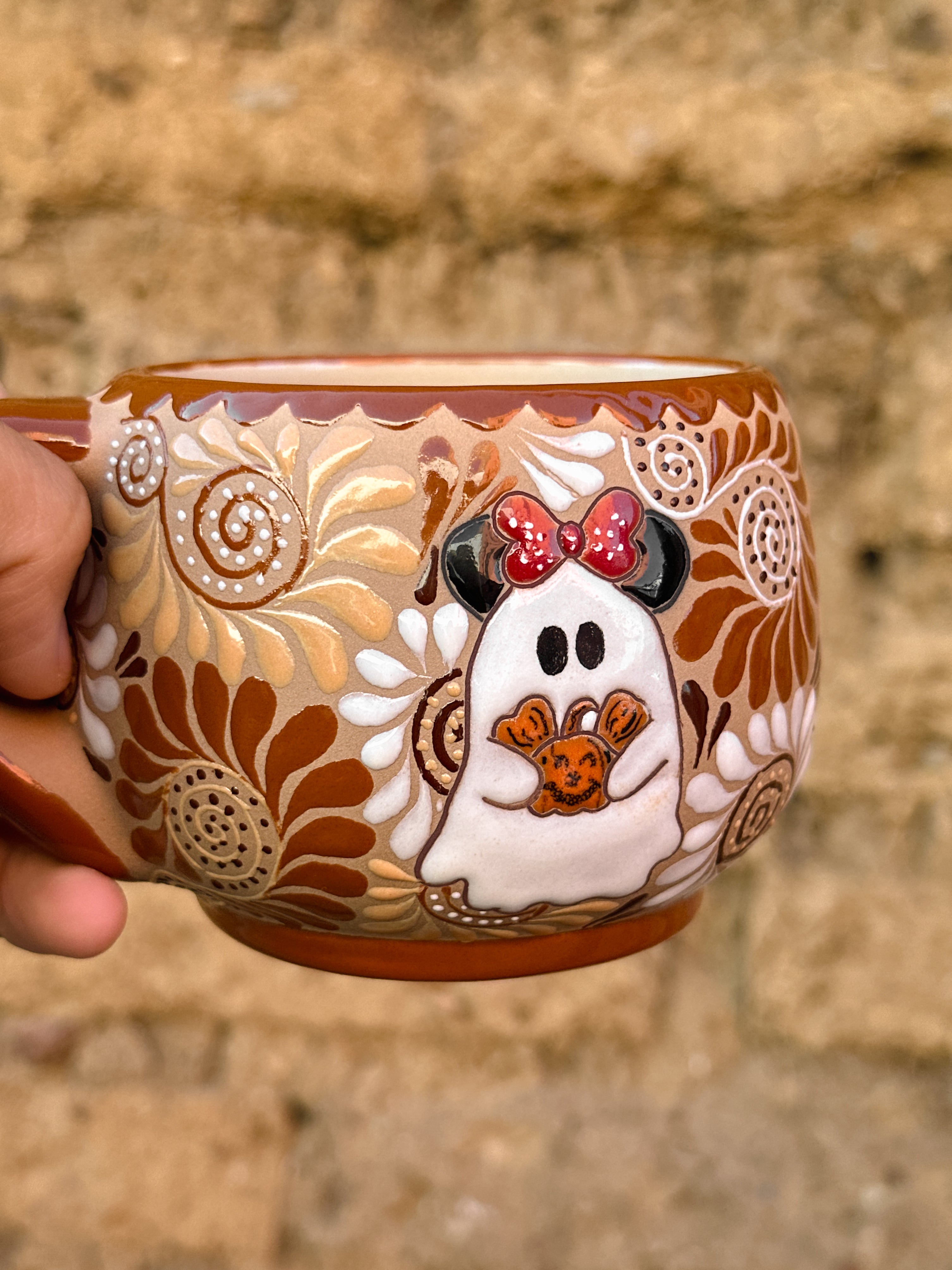 PRE-ORDER Minnie Ghost Mug (SHIPS IN APPROX. 6-12 WEEKS)