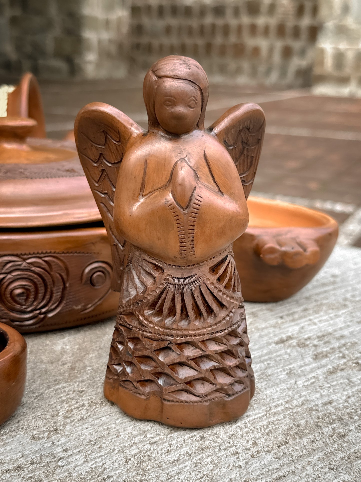 Brown Clay Little Angel