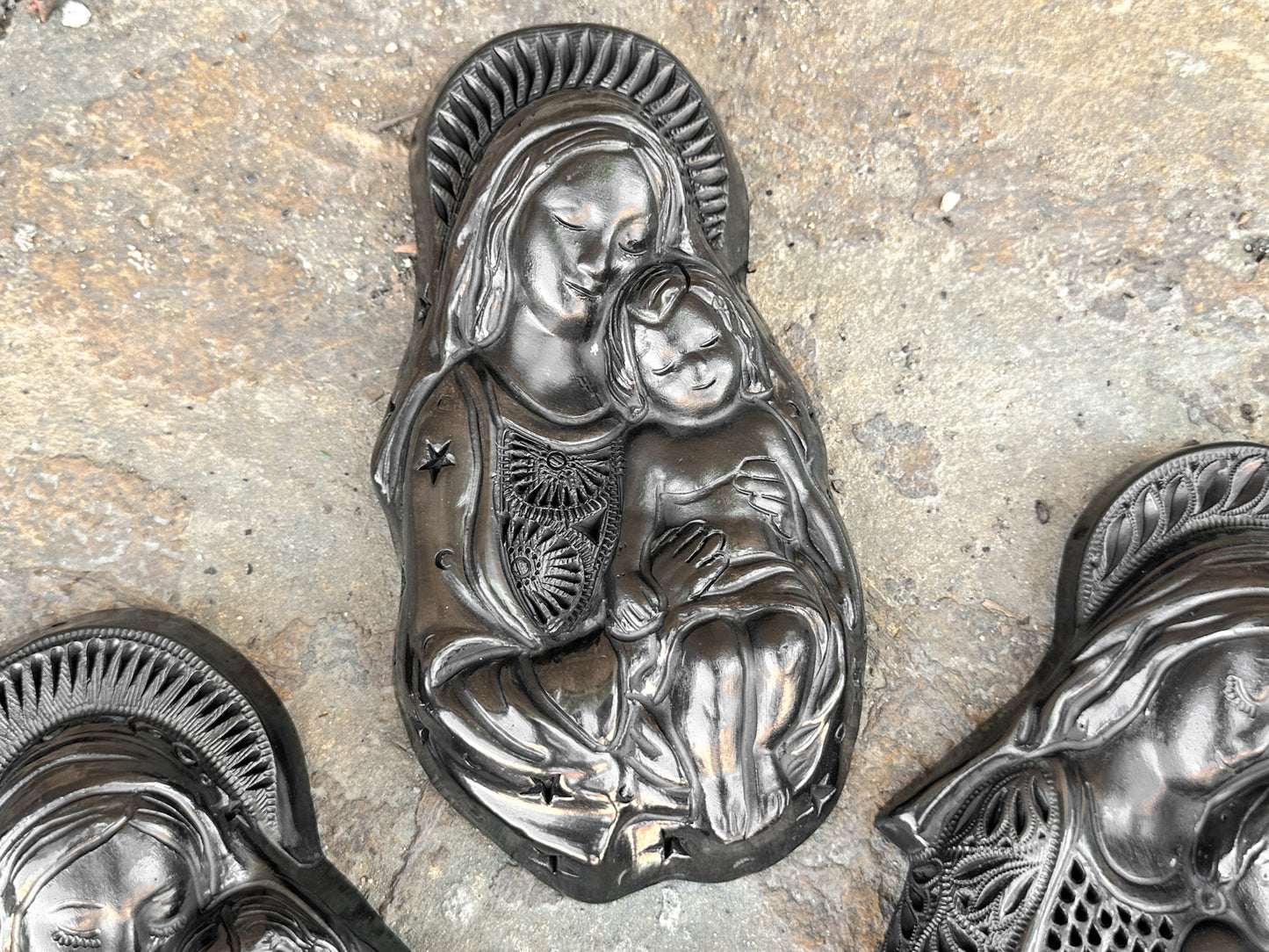 Virgin Mary and Baby Jesus Wall Decor