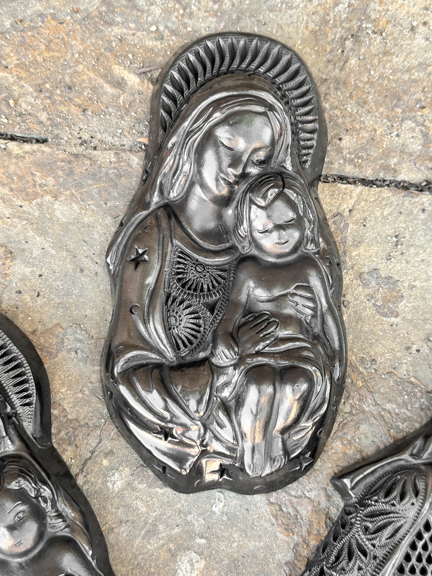 Virgin Mary and Baby Jesus Wall Decor