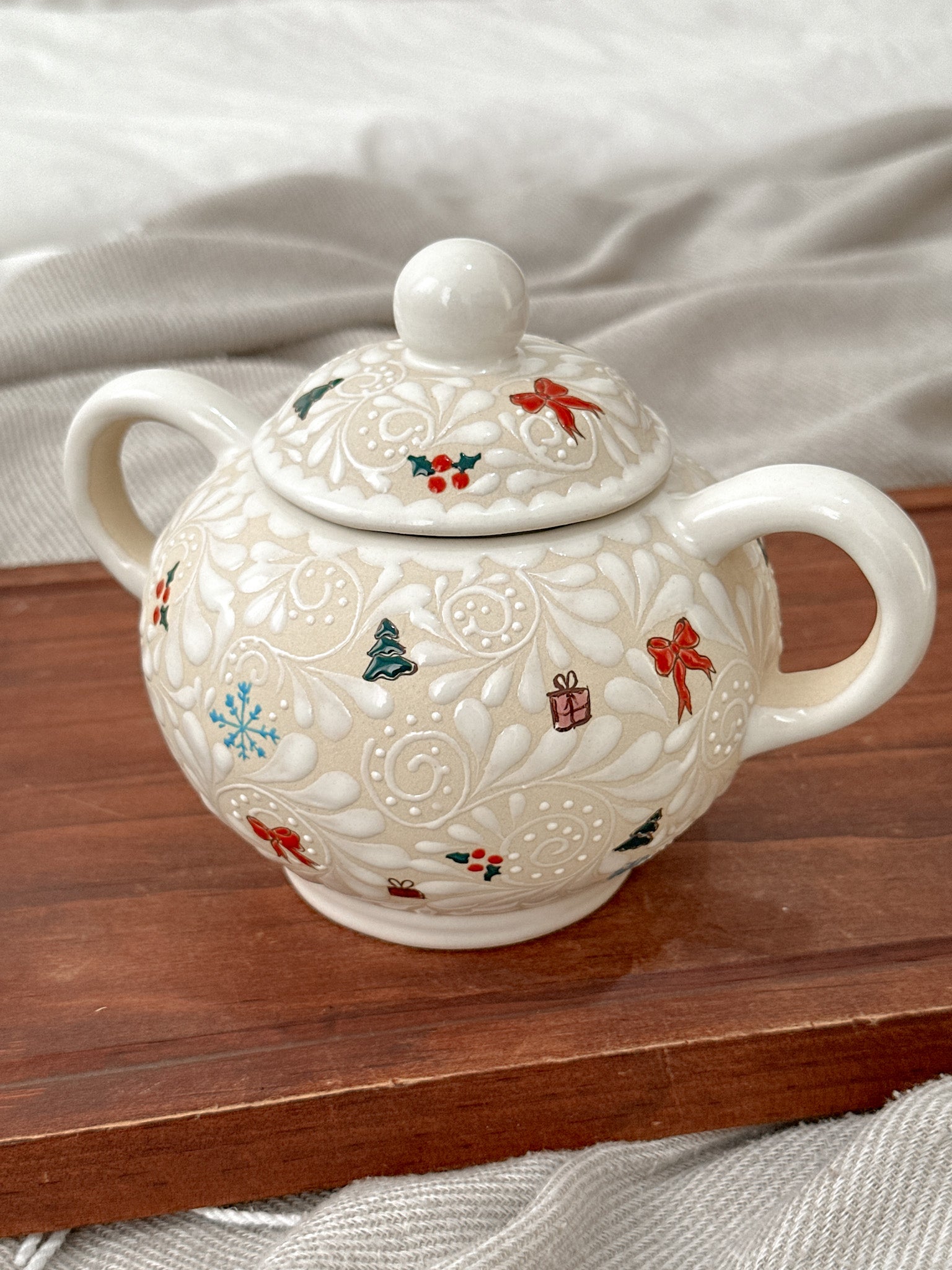 Christmas Sugar Bowl