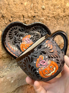 PRE-ORDER Pumpkin Piglet Mug And Plate Set (SHIPS IN APPROX. 6-12 WEEKS)