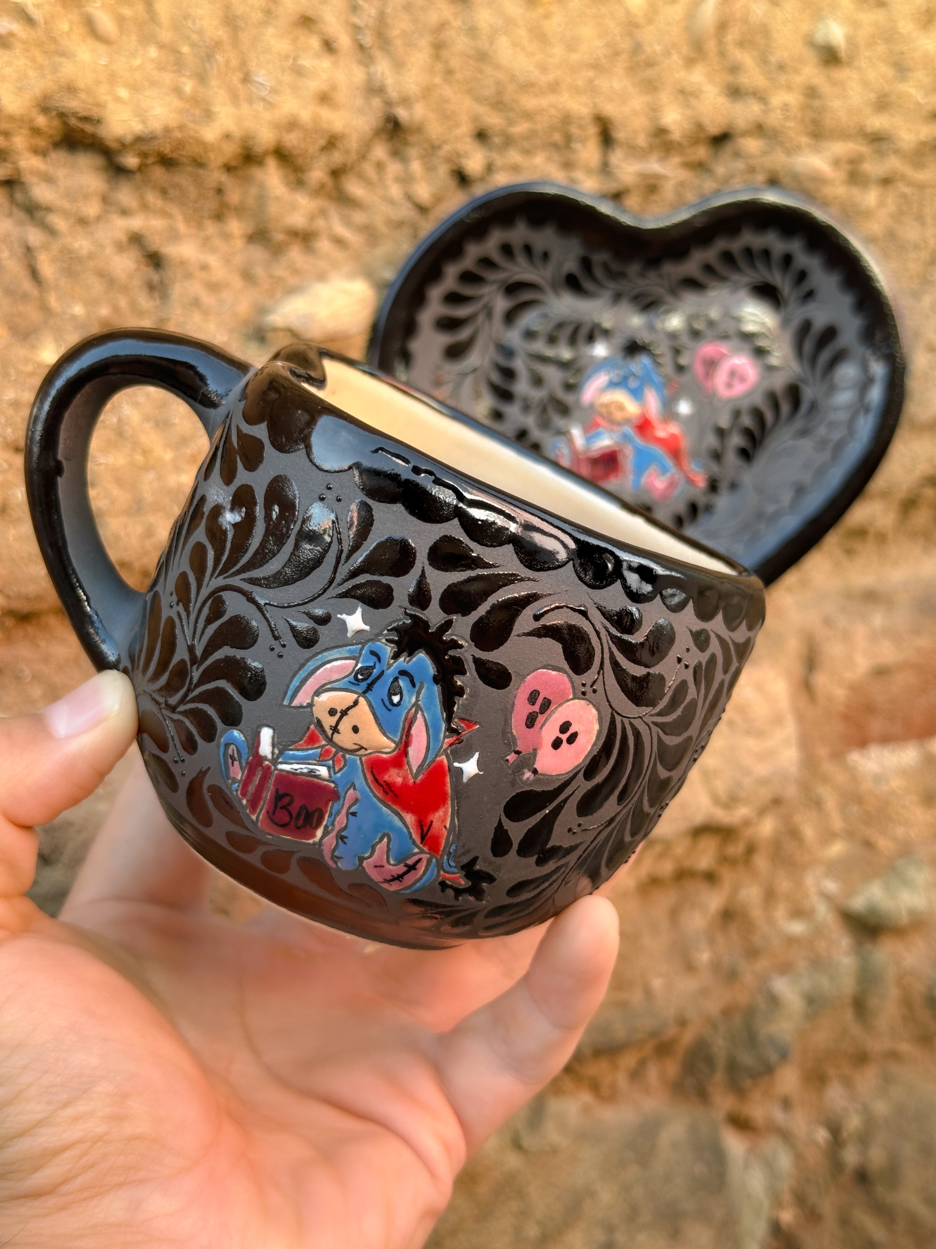 PRE-ORDER Eeyore Mug And Plate Set (SHIPS IN APPROX. 6-12 WEEKS)