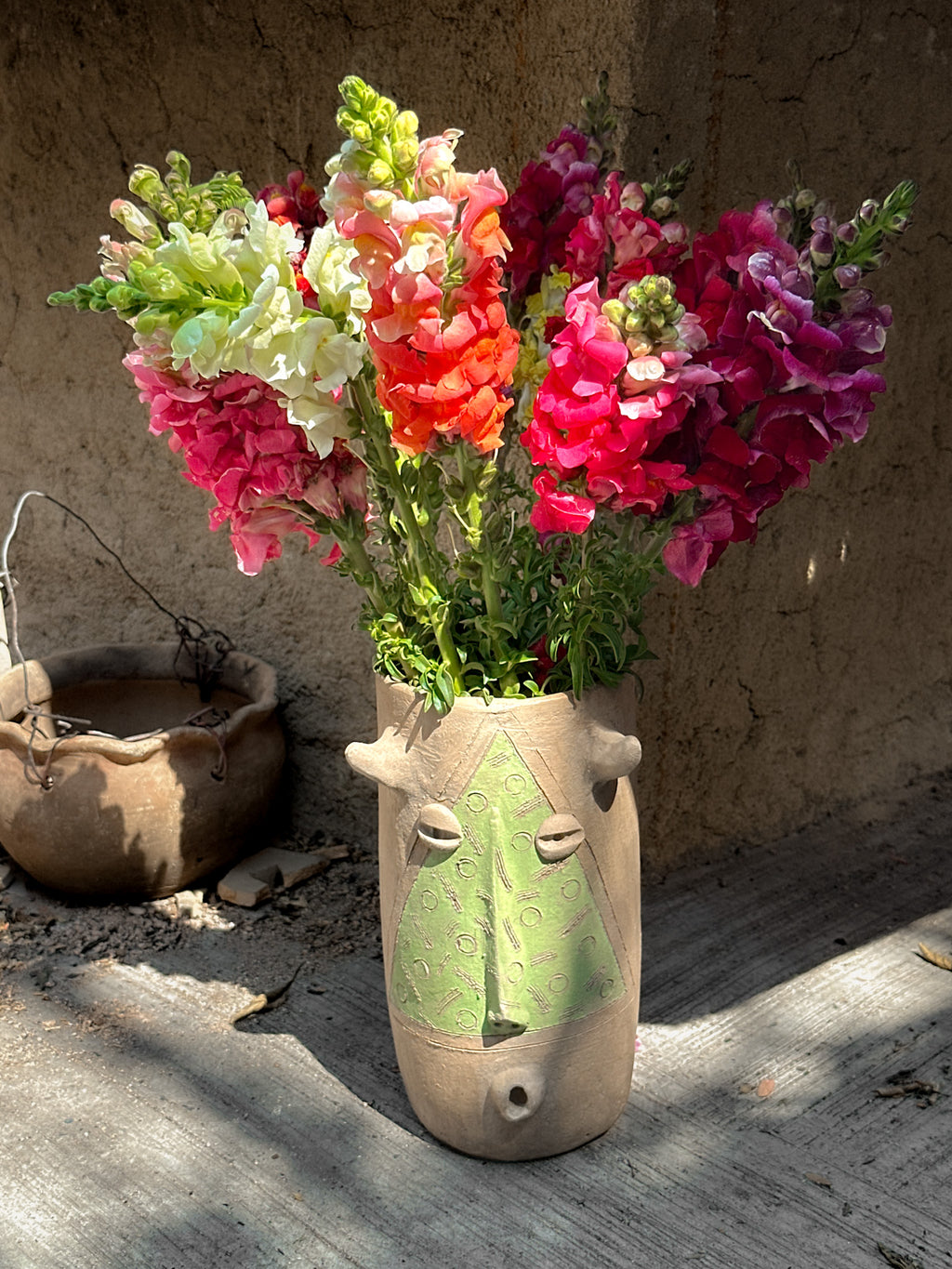 Medium Diablito Decorative Flower Vase