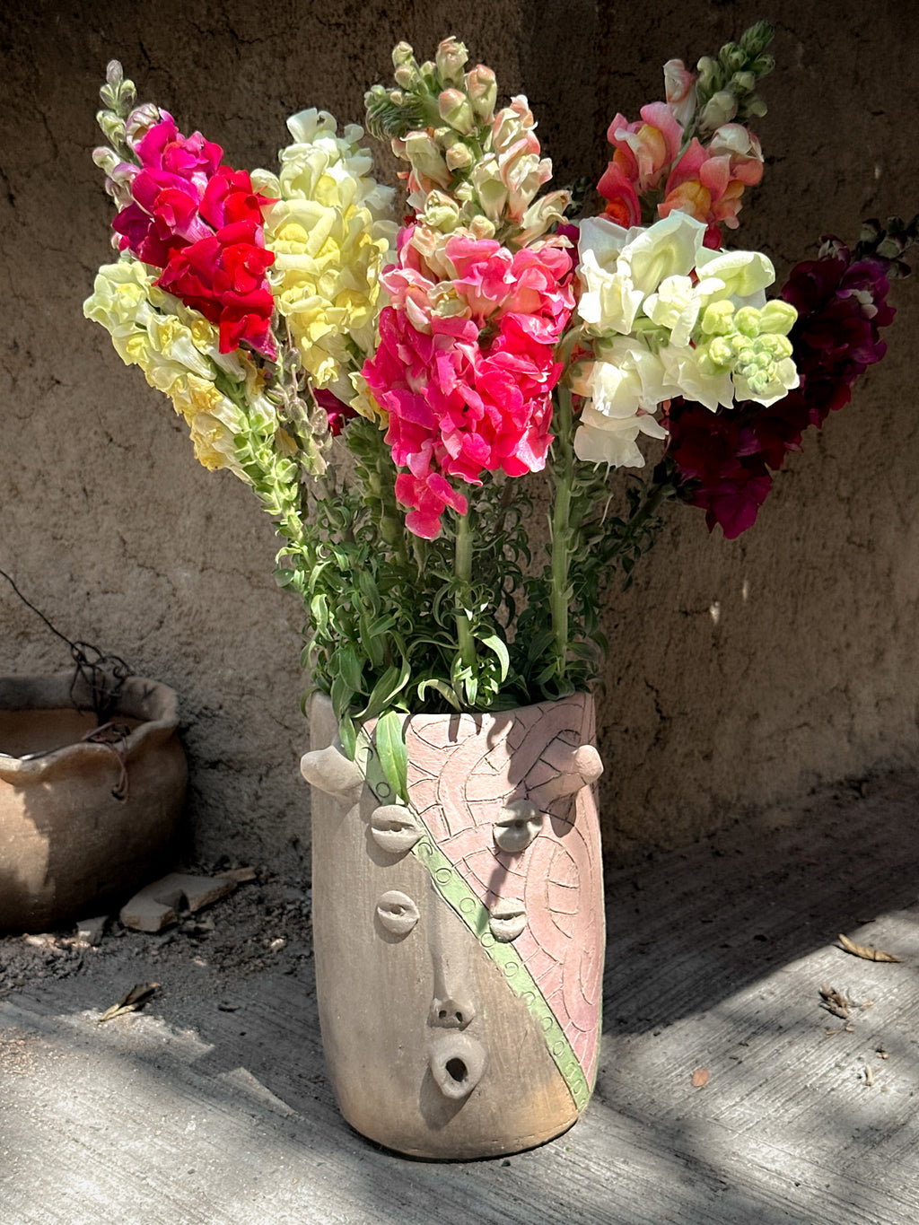 Medium Diablito Decorative Flower Vase