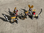 Set of 5 Day of the Dead Assorted Alebrijes