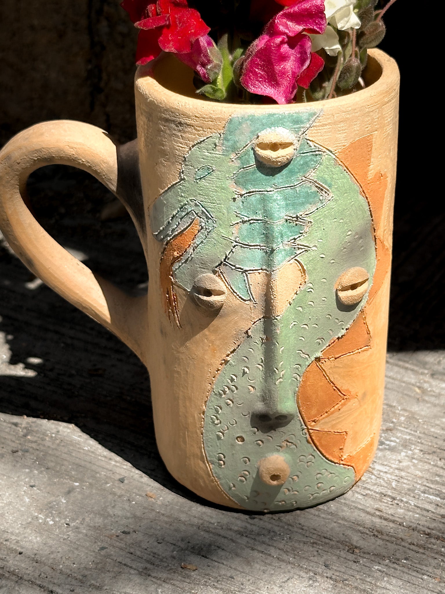 Atzompa Handmade Decorative Mug