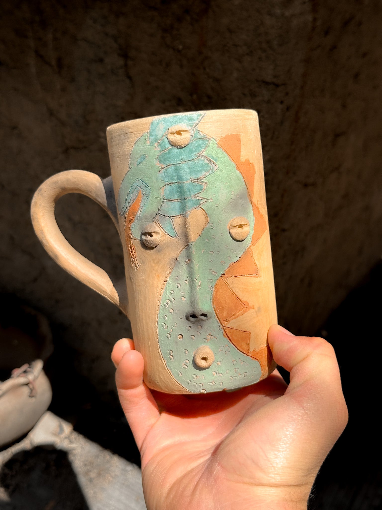 Atzompa Handmade Decorative Mug