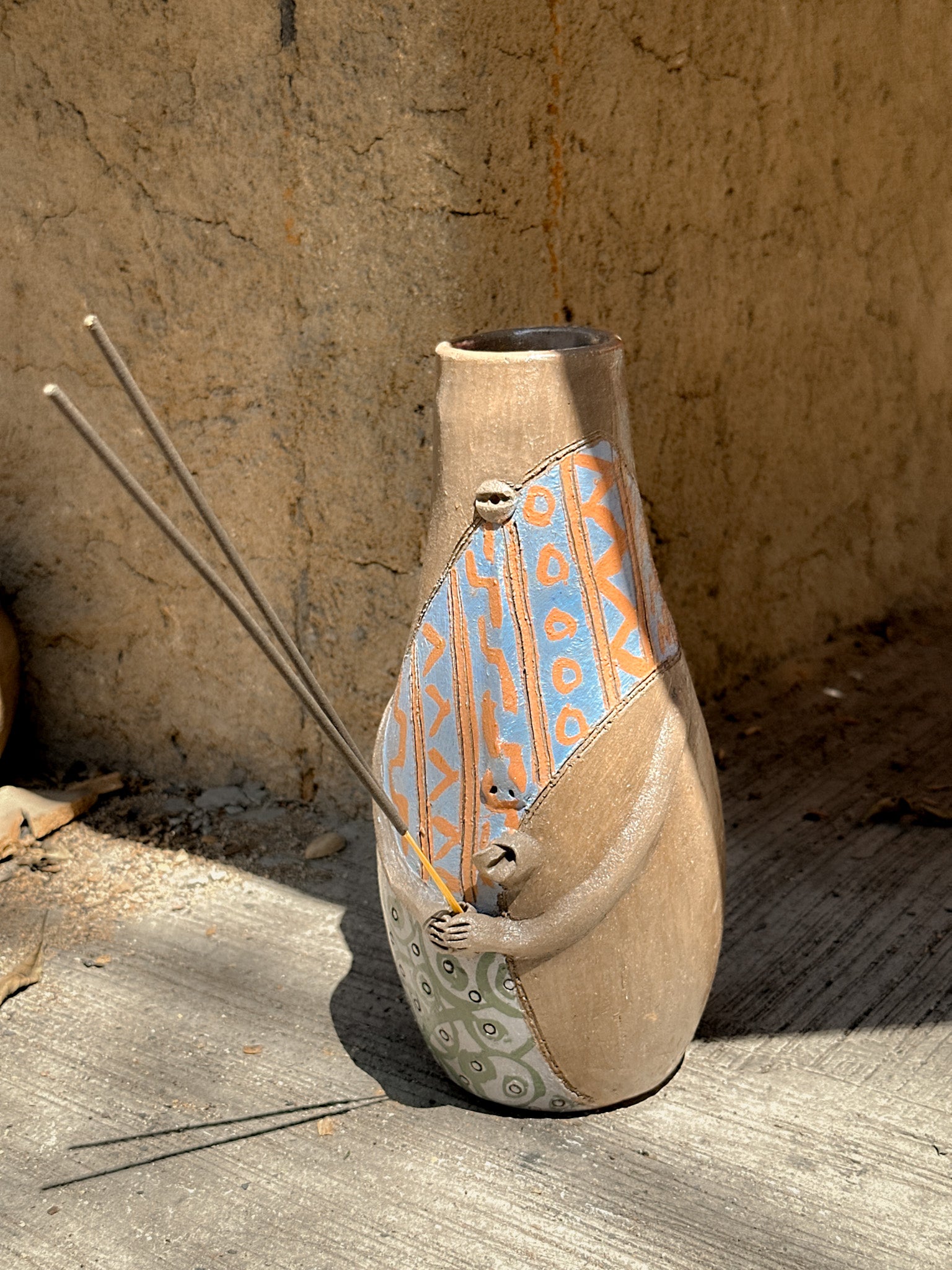 Atzompa Inciense Holder