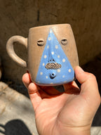 Taza Atzompa hecha a mano